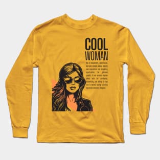 Cool Woman Long Sleeve T-Shirt